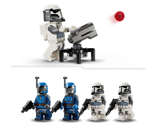LEGO STAR WARS 75373 Zasadzka na Mandalorze — zestaw bitewny - 1248543 - zdjęcie 4